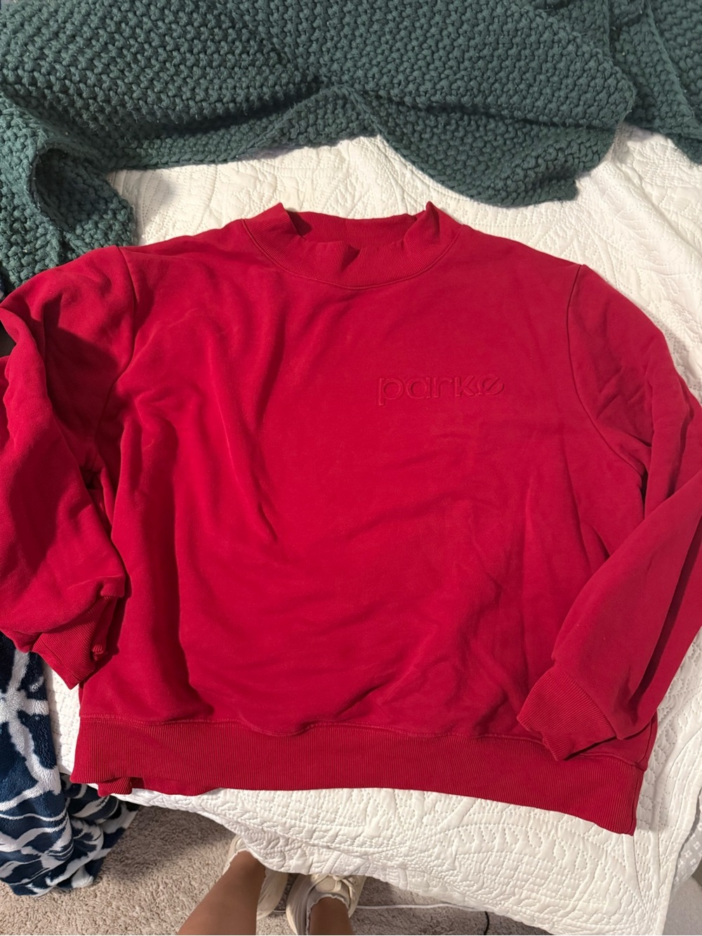 Parke Red Crewneck Sweater